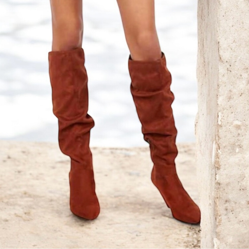 NWT Express Knee High Slouchy Boots